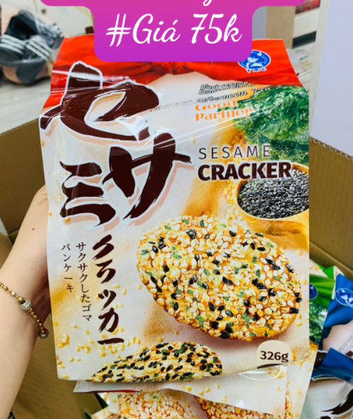 Bánh hạt hỗn hợp rong biển Good Partner Sesame Cracker 326g