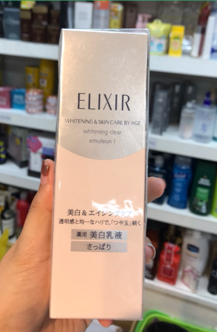 Sữa Dưỡng Trắng Da Shiseido Elixir Whitening & Skin Care By Age Whitening Clear Emulsion (130ml) -...